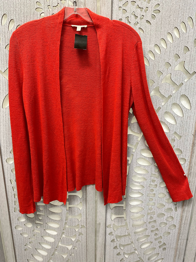 Eileen Fisher Linen Coral Solid Size XS Sweater