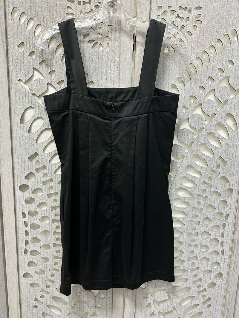 French Connection Cotton Black Solid Size 6 Dress