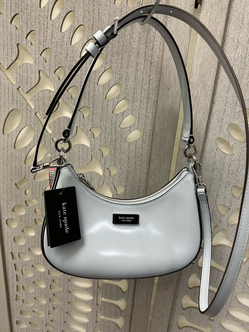 Kate Spade Spazzolato Leather LIght Blue Sam Icon Handbag