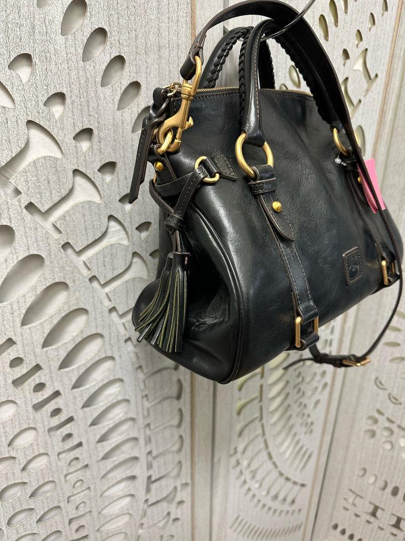 Dooney & Bourke Leather Black Florentine Handbag