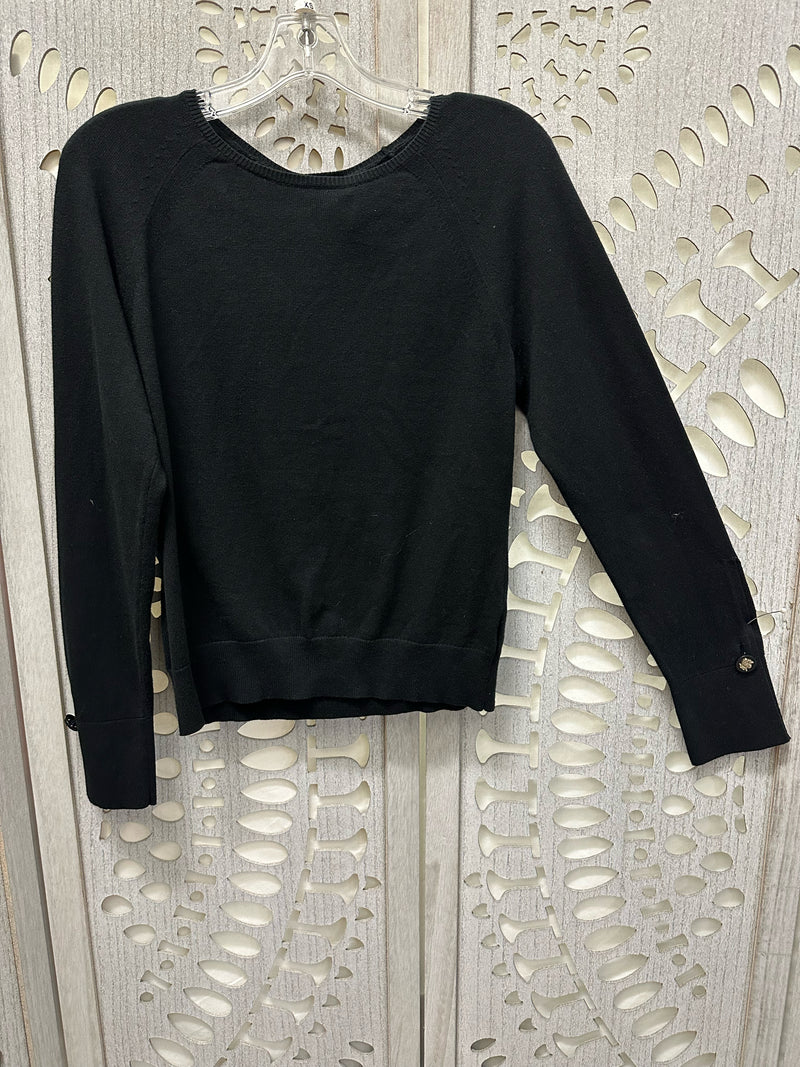 Carlisle Cotton/Nylon Black/White Solid Size XS Sweater