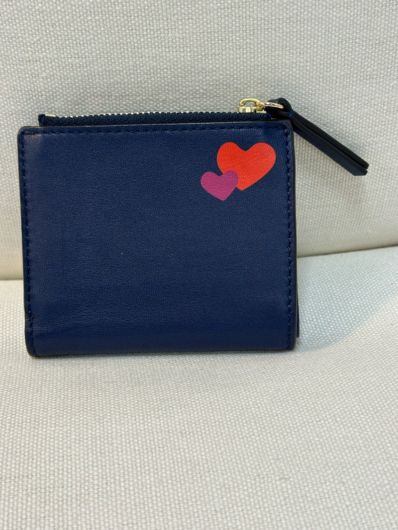 Tory Burch Leather Navy Wallet