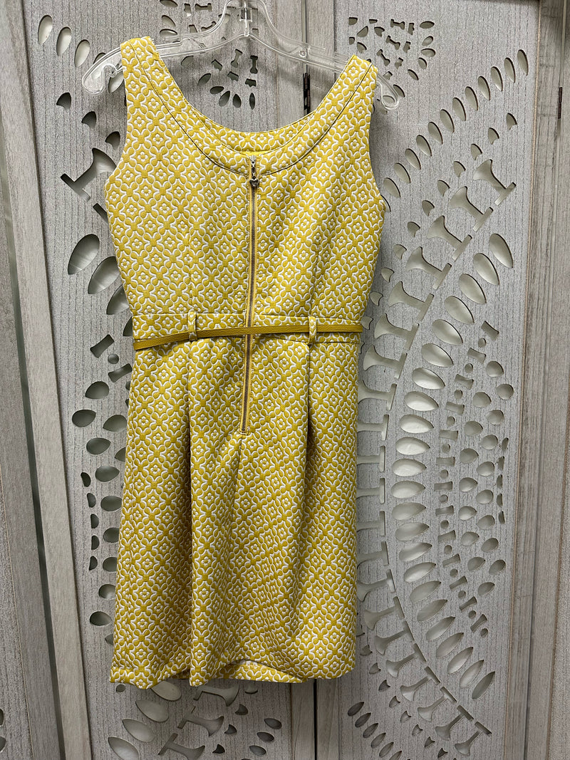 Yumi Polyester Yellow/White Floral Size 2/4 Dress