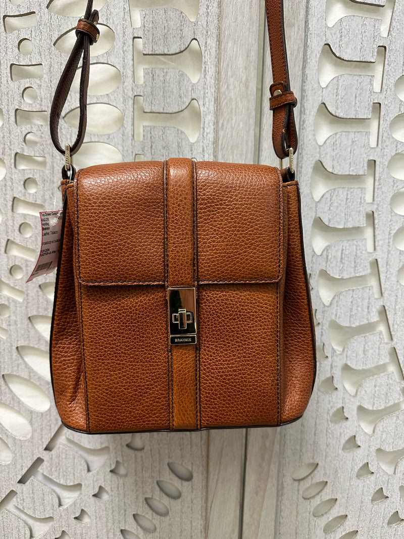 Brahmin Leather Tobacco Handbag