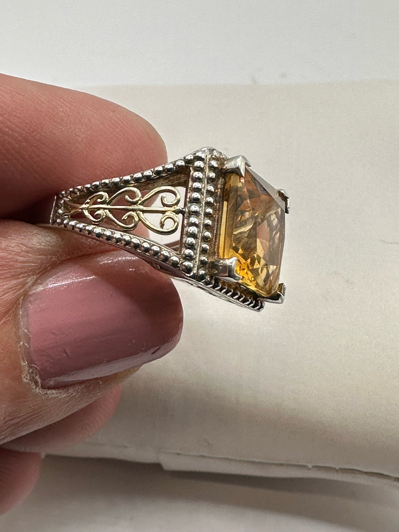 925/14K Yellow Ring