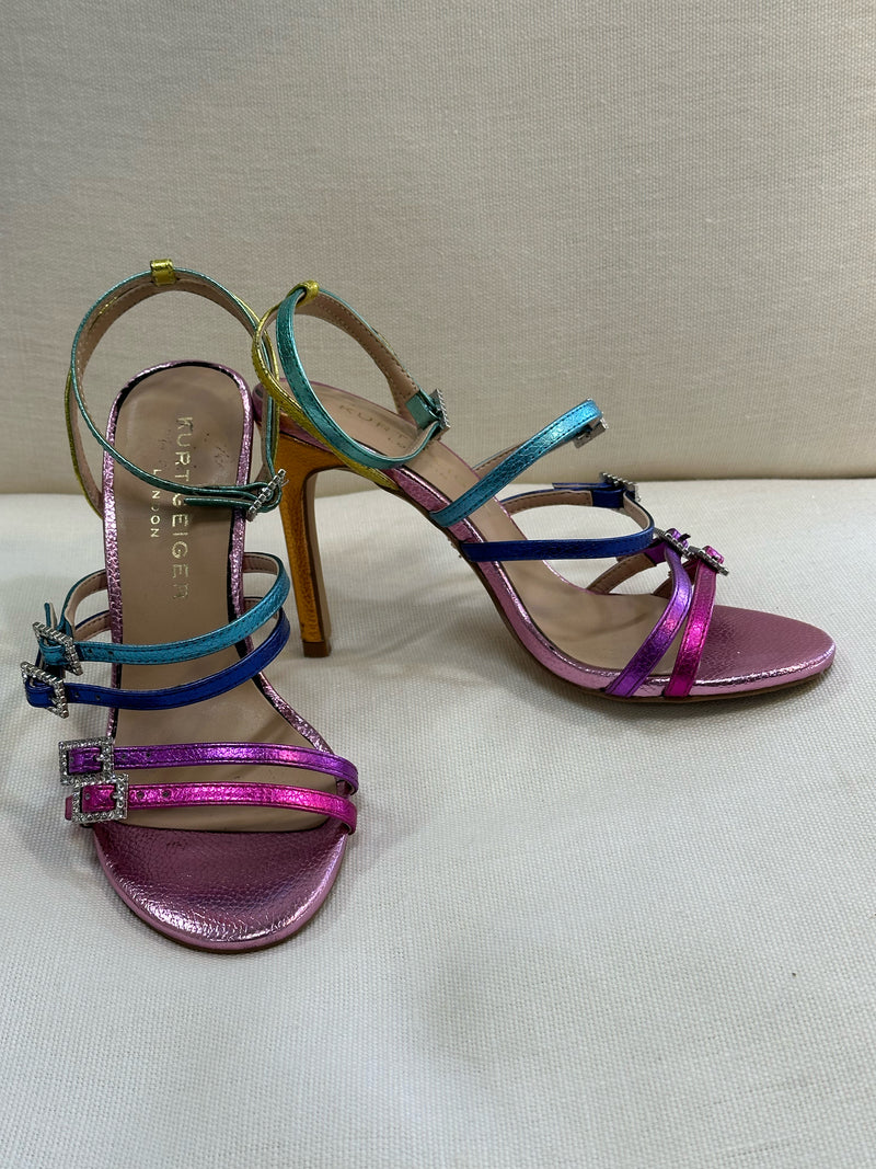 Kurt Geiger Leather upper Multi Colors Pierra Size 36 Sandals