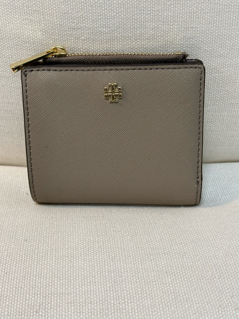 Tory Burch Leather Taupe Wallet