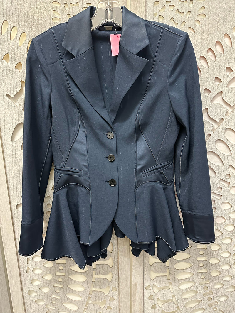 HIGH Polyester navy blue Solid Size 4 Jacket