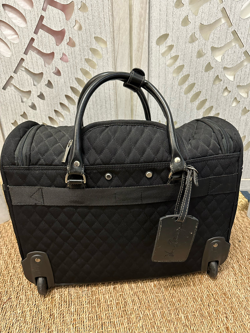 VERA BRADLEY Canvas Black Quilted luggage