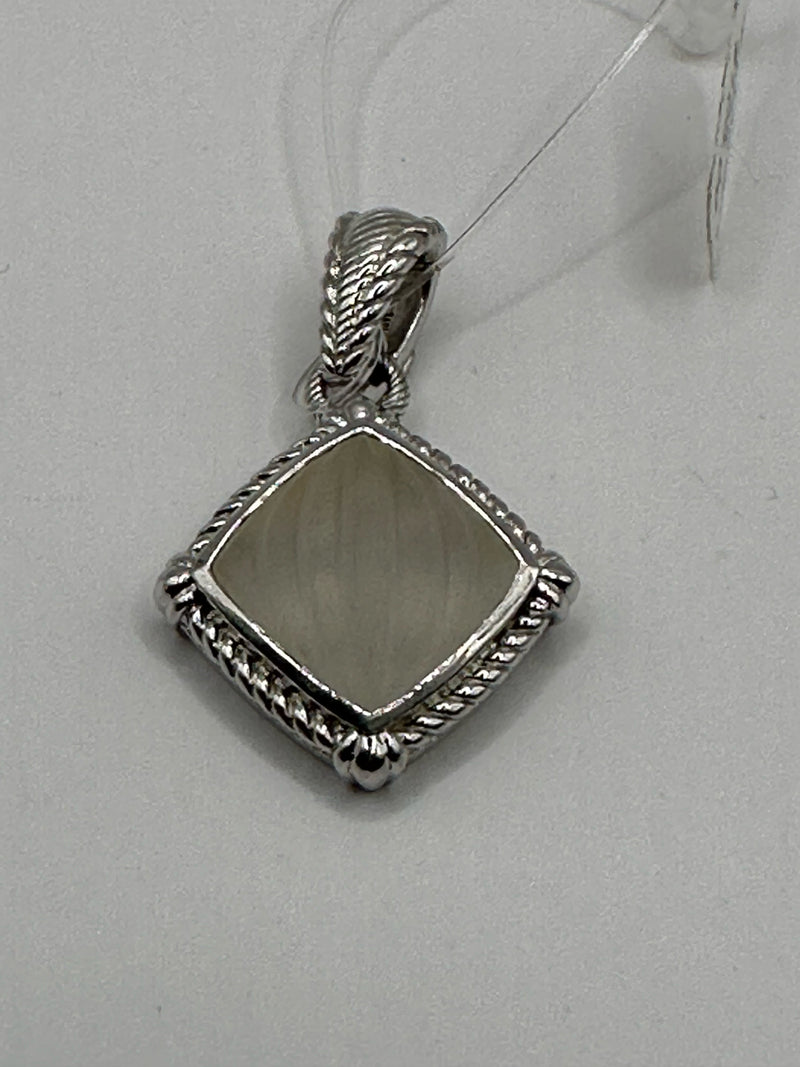 JUDITH RIPKA Sterling Silver square Pendant