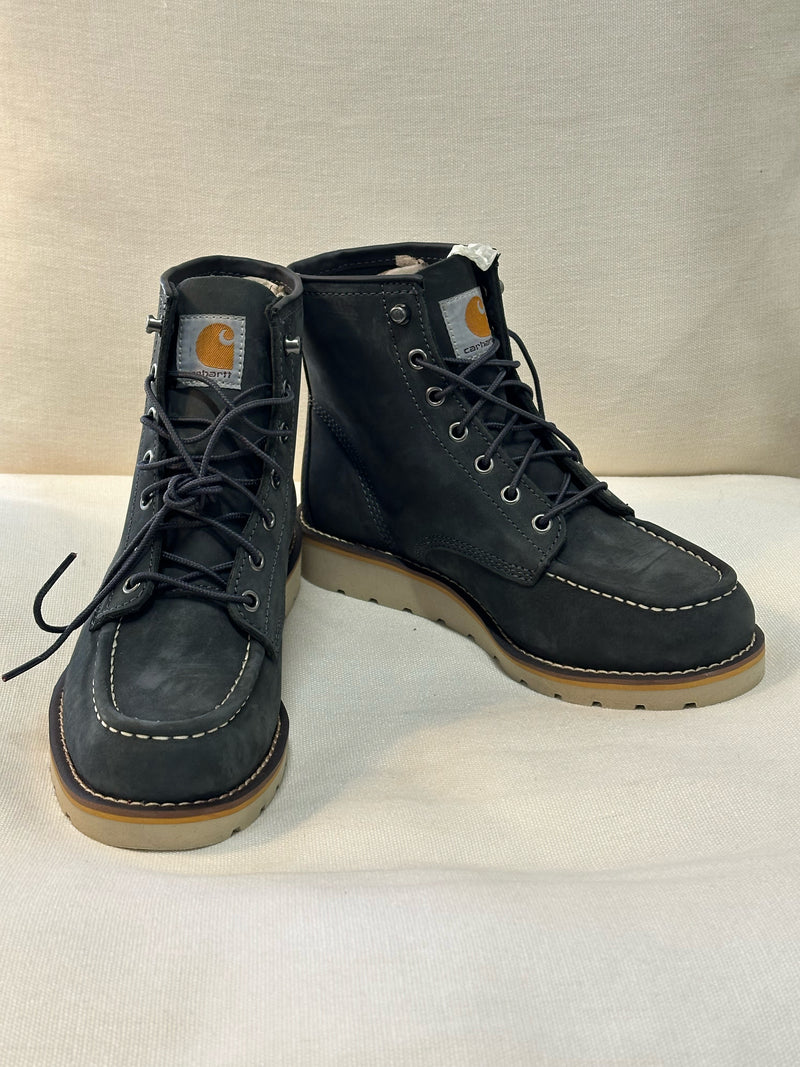 Carhartt Leather Gray Moc Toe Size 8 Boots