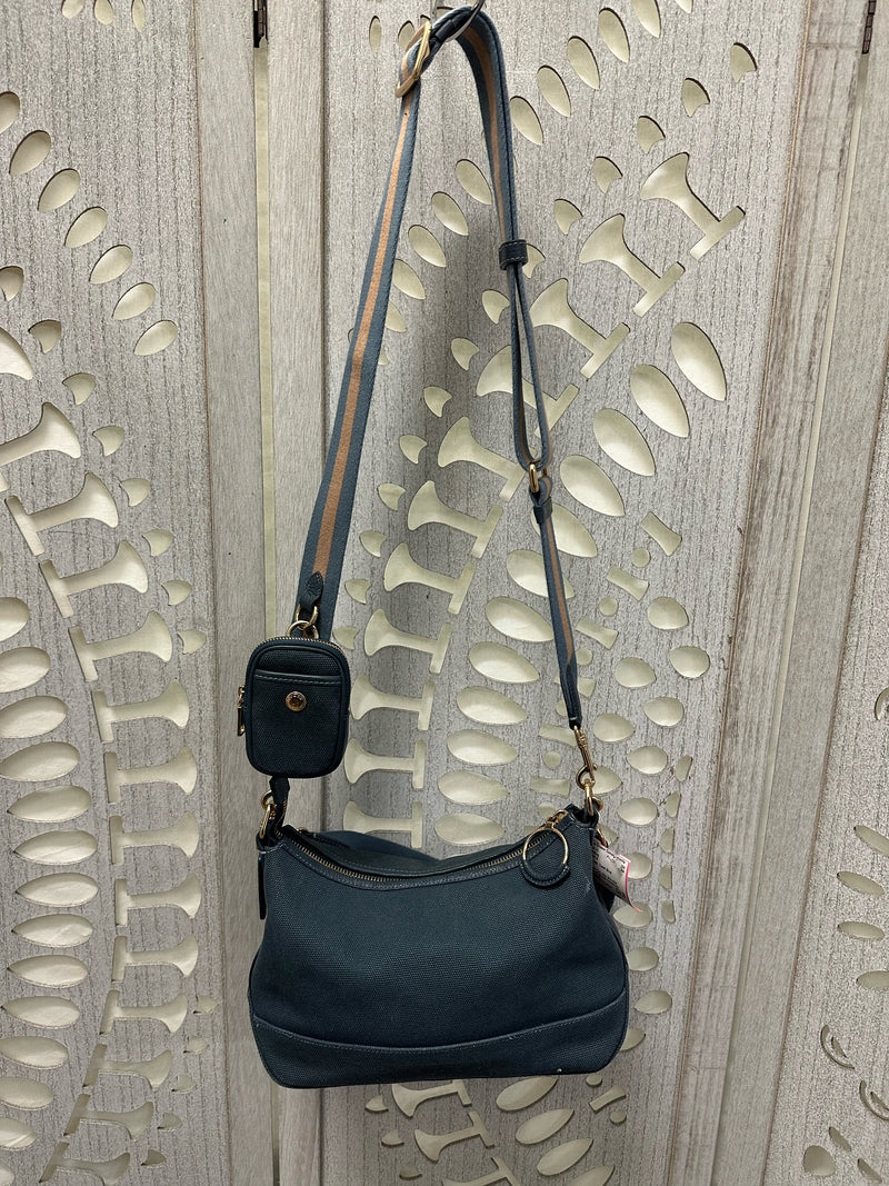 COACH Canvas Steel Blue Handbag