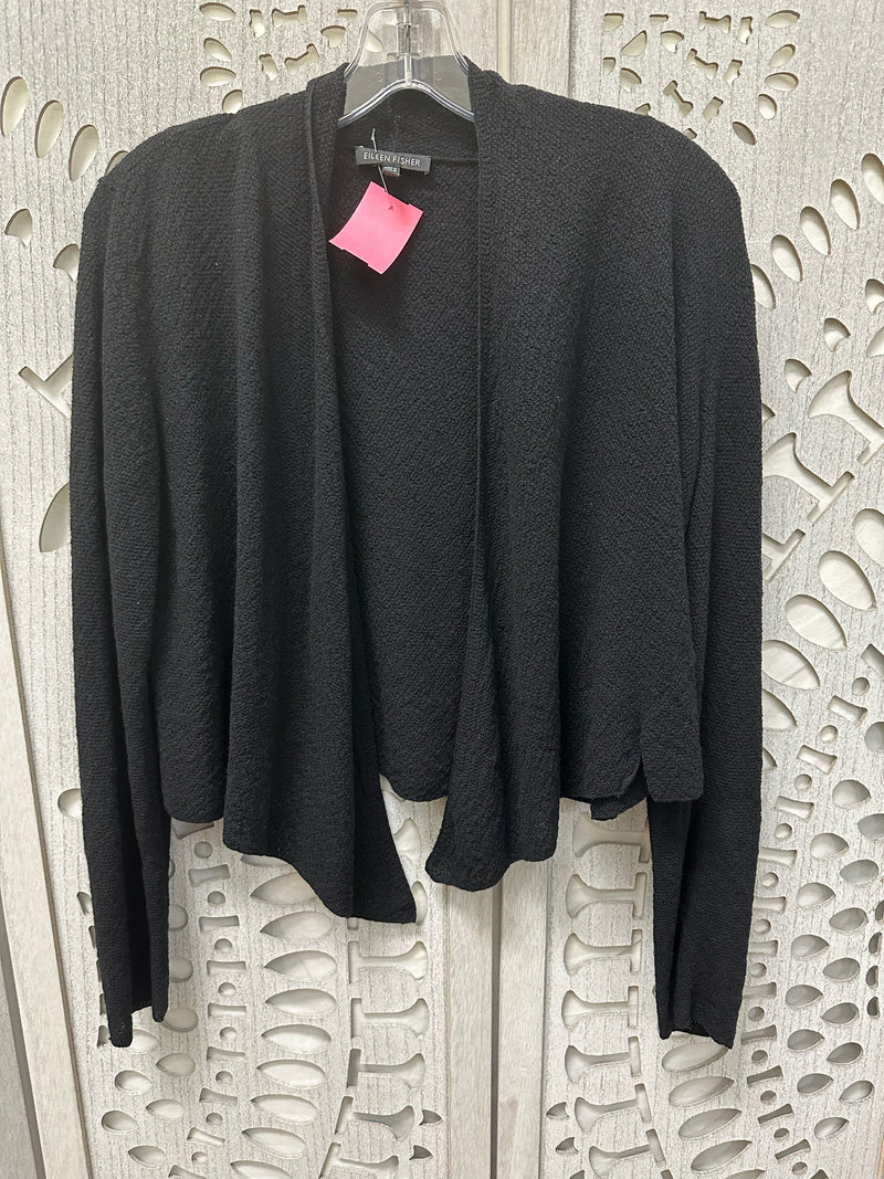 Eileen Fisher Wool Black Solid Size XS Sweater