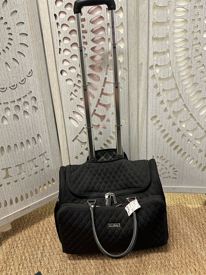 VERA BRADLEY Canvas Black Quilted luggage