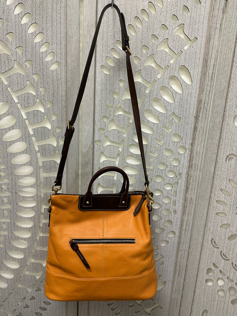 Dooney & Bourke Leather Mustard Handbag