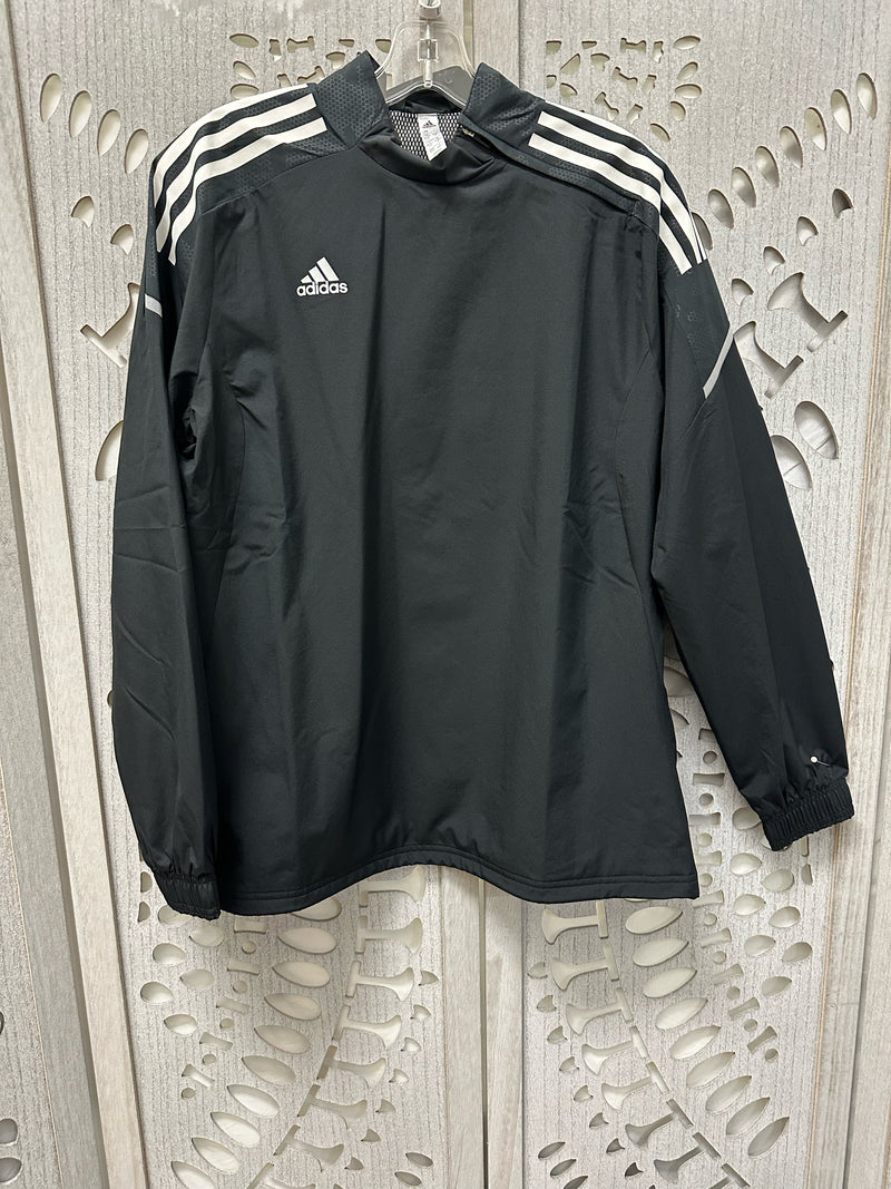 Adidas Nylon Black/White Solid Size M Athletic Wear