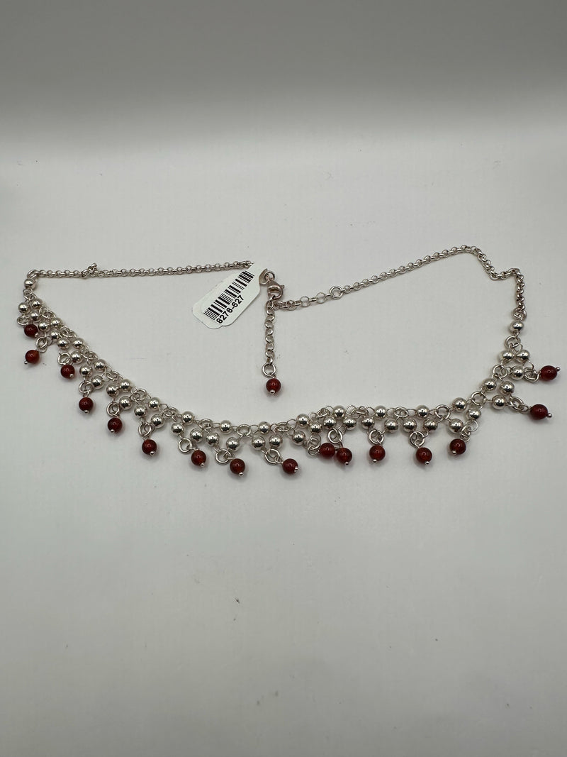 Milor Sterling 925 Red Necklace