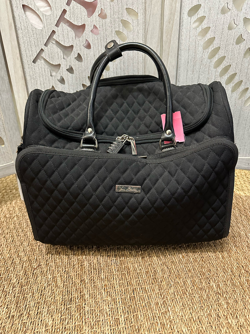 VERA BRADLEY Canvas Black Quilted luggage