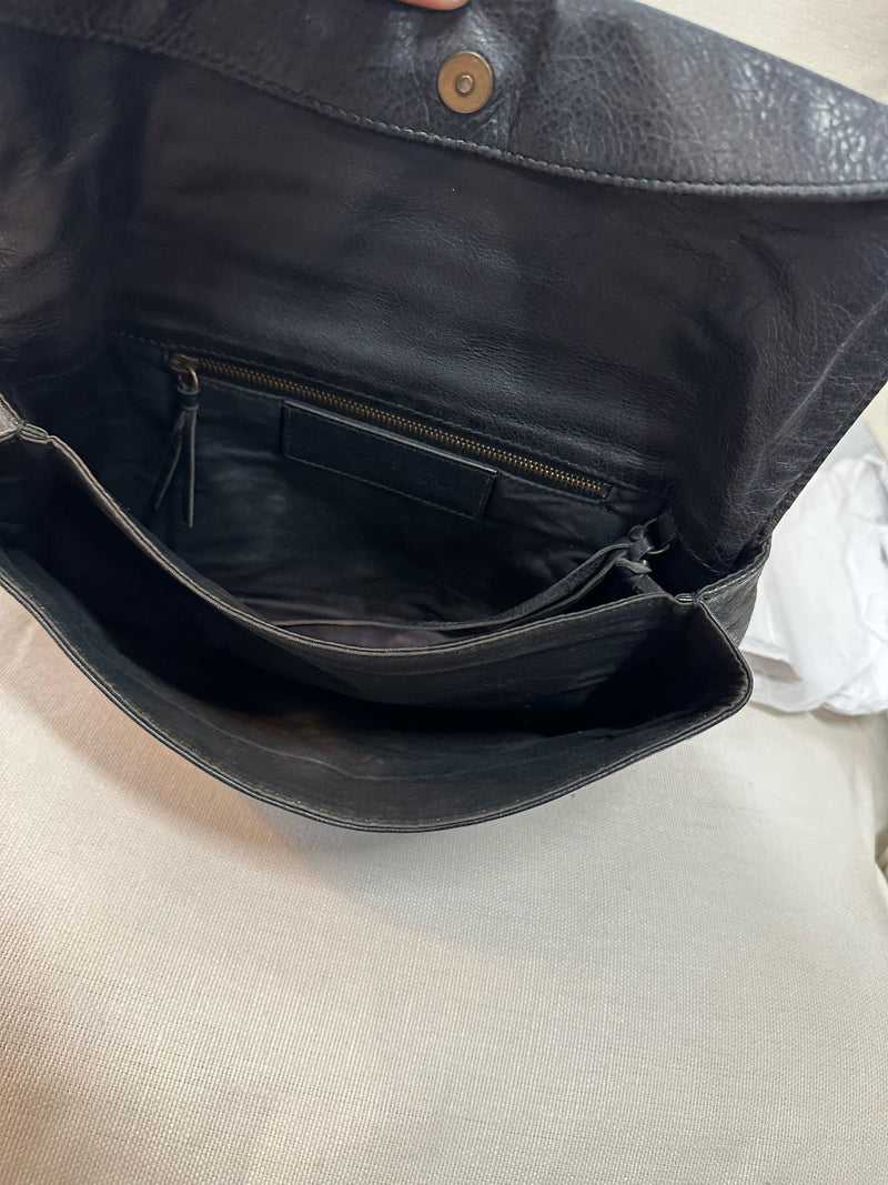 Balenciaga Paris Leather Black Handbag