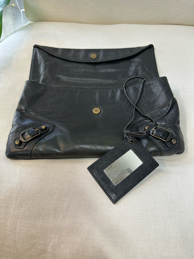 Balenciaga Paris Leather Black Handbag