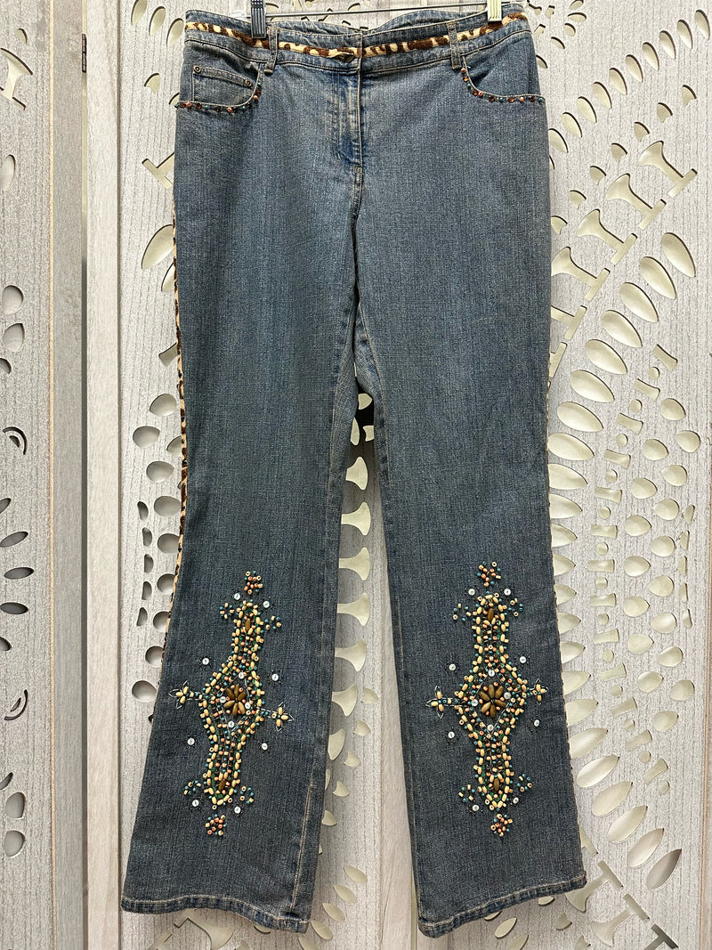 New York Design co Cotton washed blue Solid Size 8 Jeans