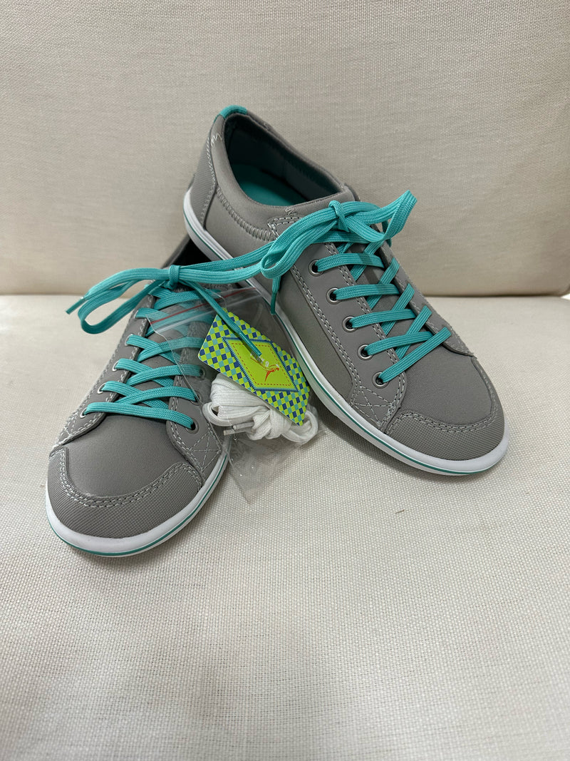 Margaritaville Play 9 Man Made Material Gray/aqua Size 8 Sneakers