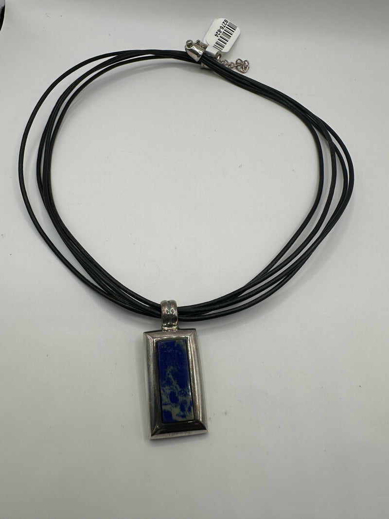 Rage Sterling 925 Blue Necklace