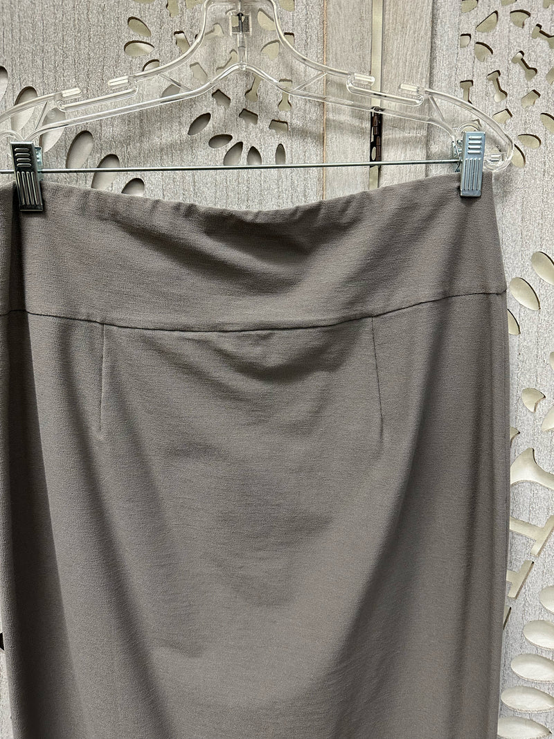 Eileen Fisher Crepe smoke Solid Size M Skirt