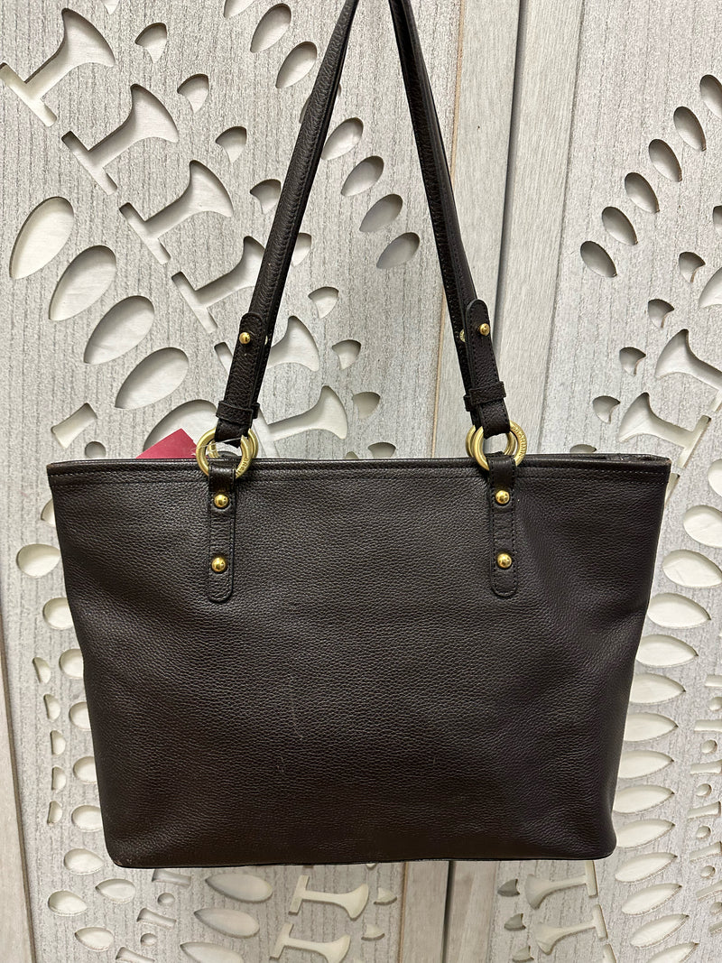 Brahmin Pebbled Leather Black Handbag