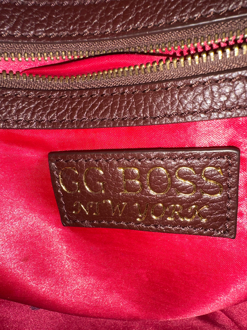 GG Boss Leather Hot Pink Solid Handbag