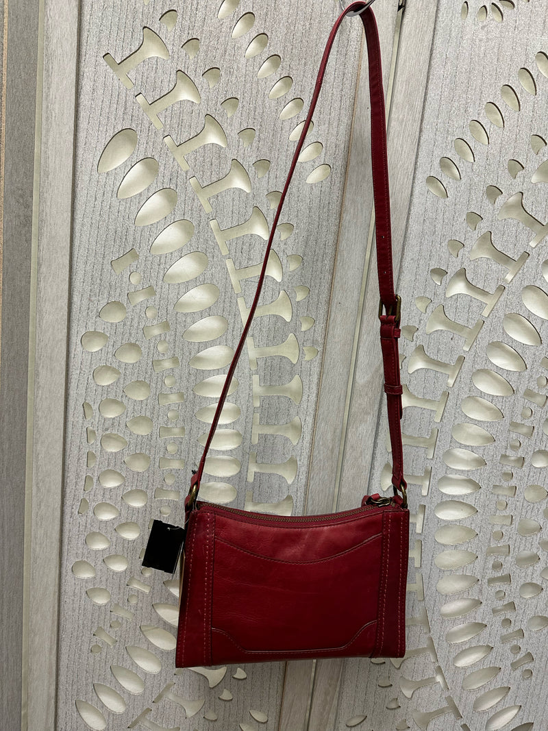 Frye Leather Red Melissa Handbag