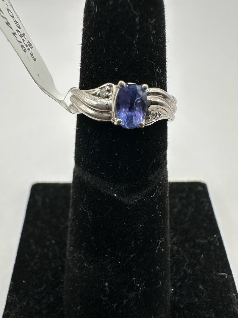 14K Blue Ring