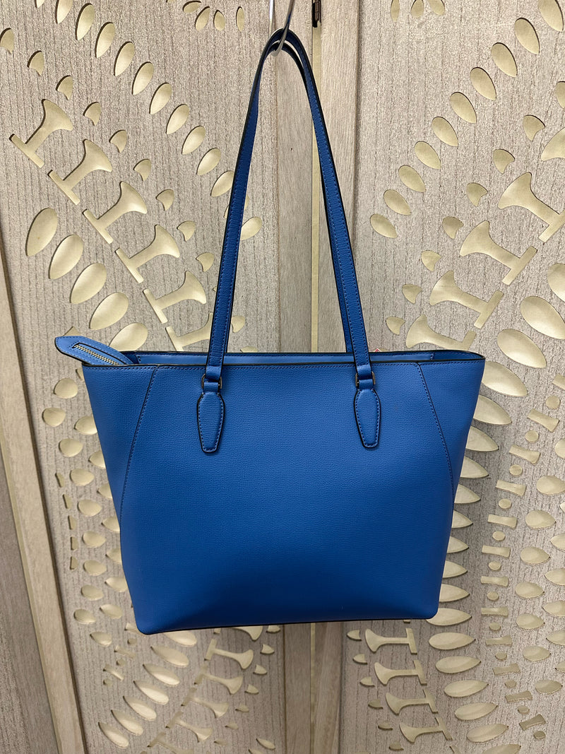 Kate Spade Saffiano leather Blue Kristi Handbag