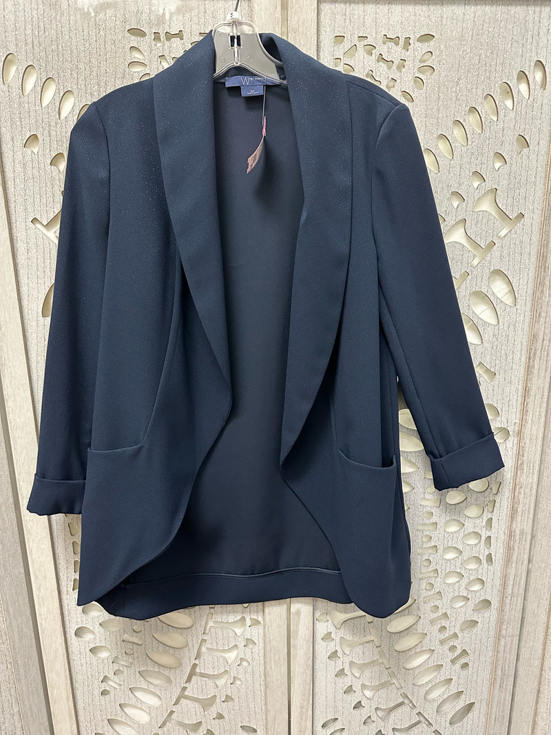 W by Worth Polyester Navy Iridescent Size S Jacket