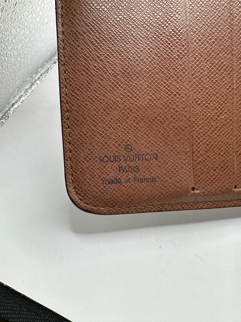 Louis Vuitton Coated Canvas Brown/Tan Monogram Wallet