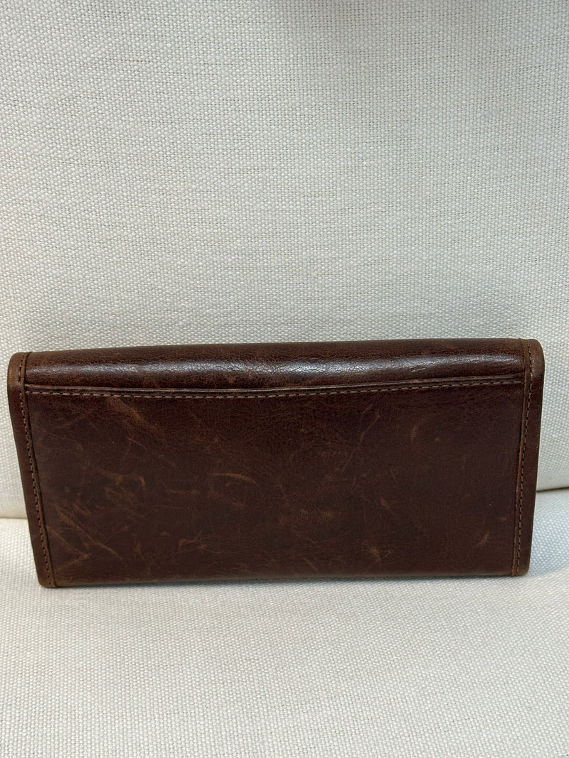 Frye Leather Brown Wallet