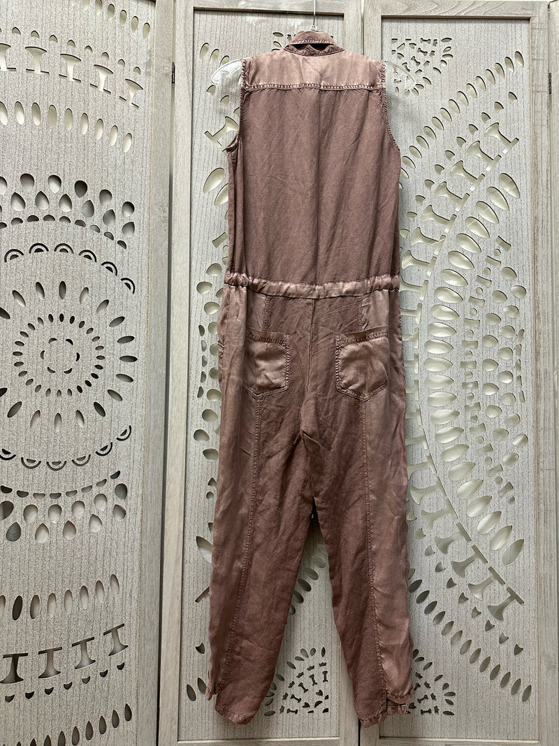 YFB Linen Blend pinky taupe Size XS Jumpsuit