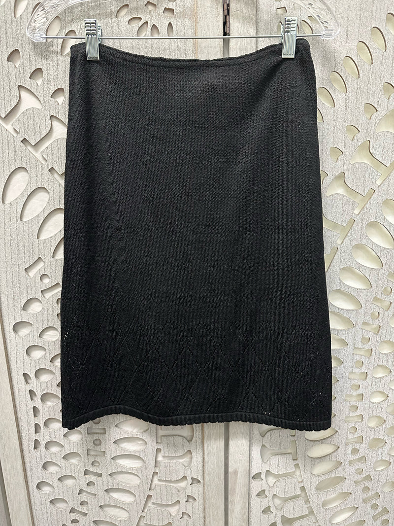 Bebe Blend Black Knit Size S Skirt