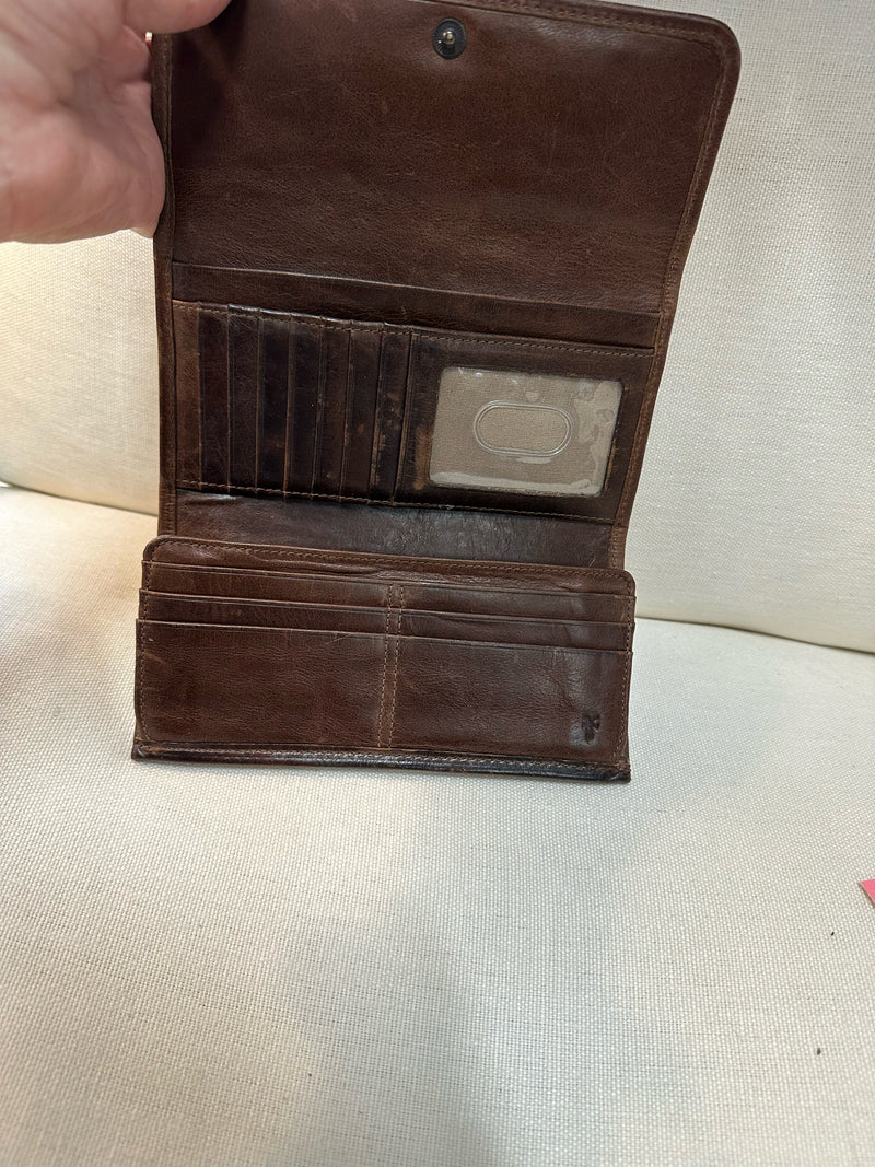 Frye Leather Brown Wallet