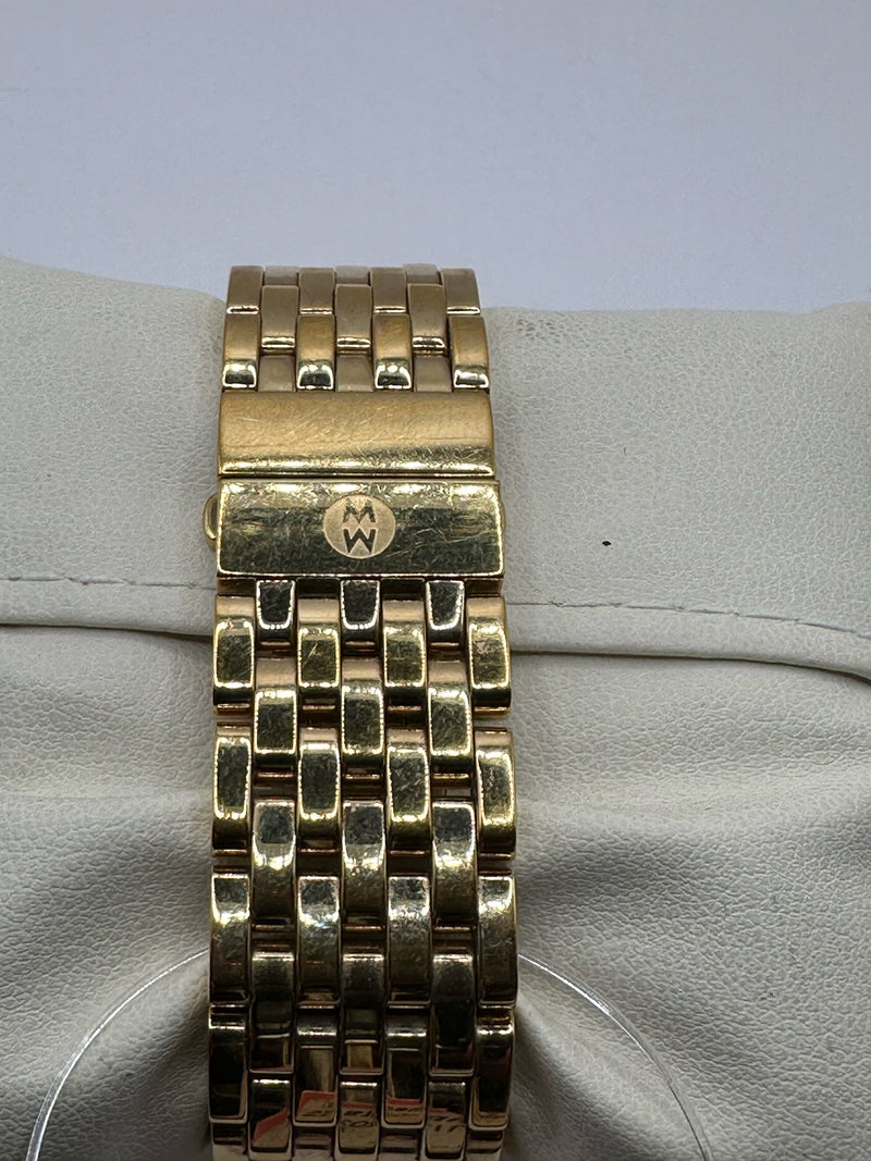 Michelle Stainless Steel Gold Watch