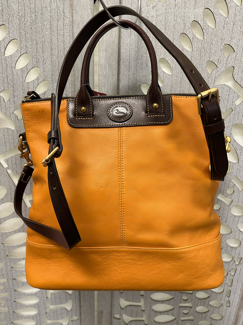 Dooney & Bourke Leather Mustard Handbag