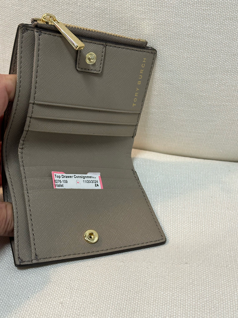 Tory Burch Leather Taupe Wallet