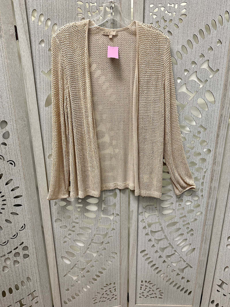 Maxime Acetate Light Beige Woven Size S Sweater