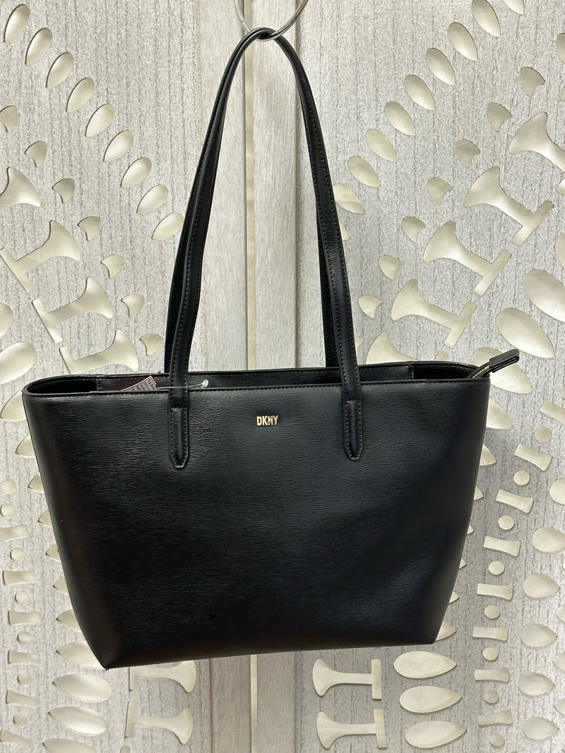 DKNY Faux Leather Black Handbag