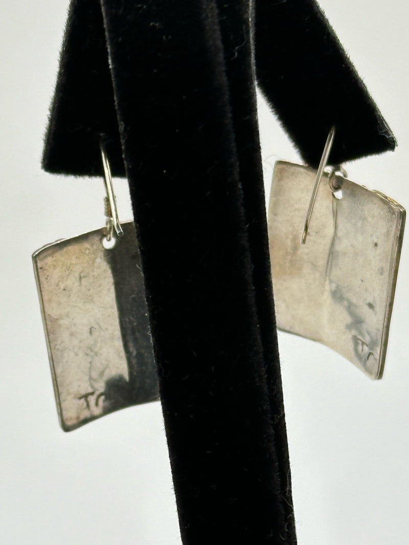 Native American Sterling 925 silver/black/gold Earrings