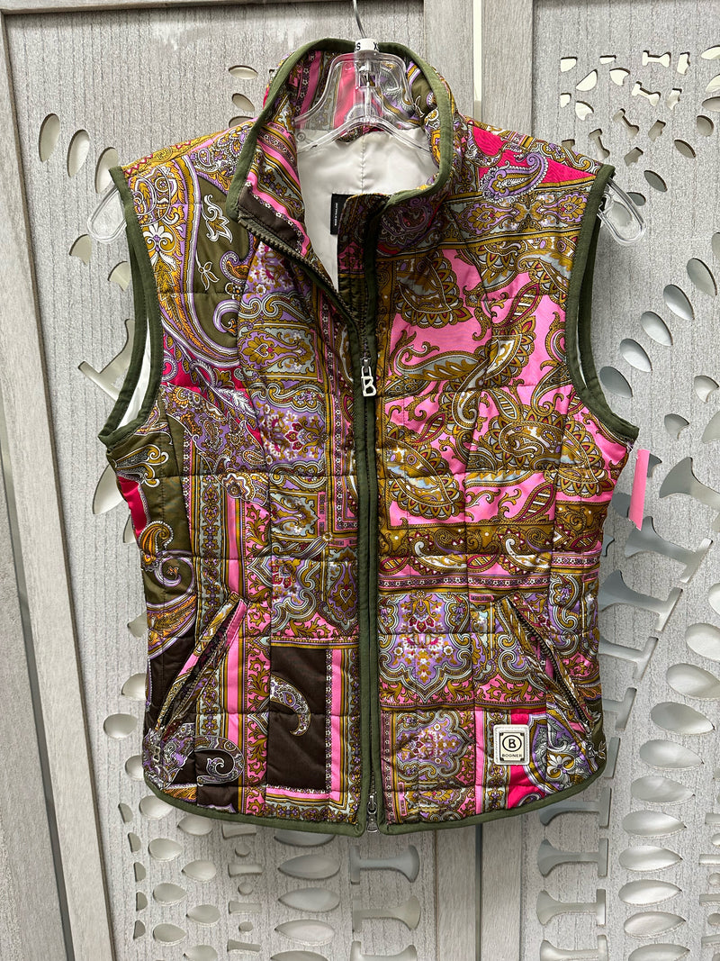 Bogner Polyester Multi Pastel Colors Abstract Size XS Vest