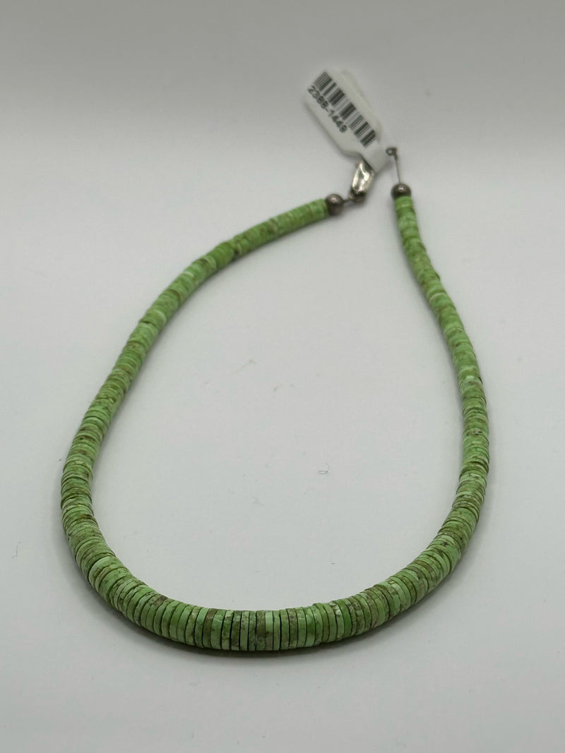 Native American Peridot Green Necklace