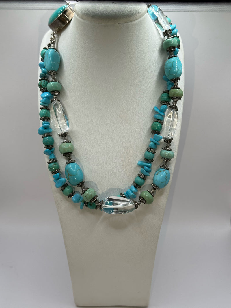 No Brand Sterling 925 Turquoise Necklace
